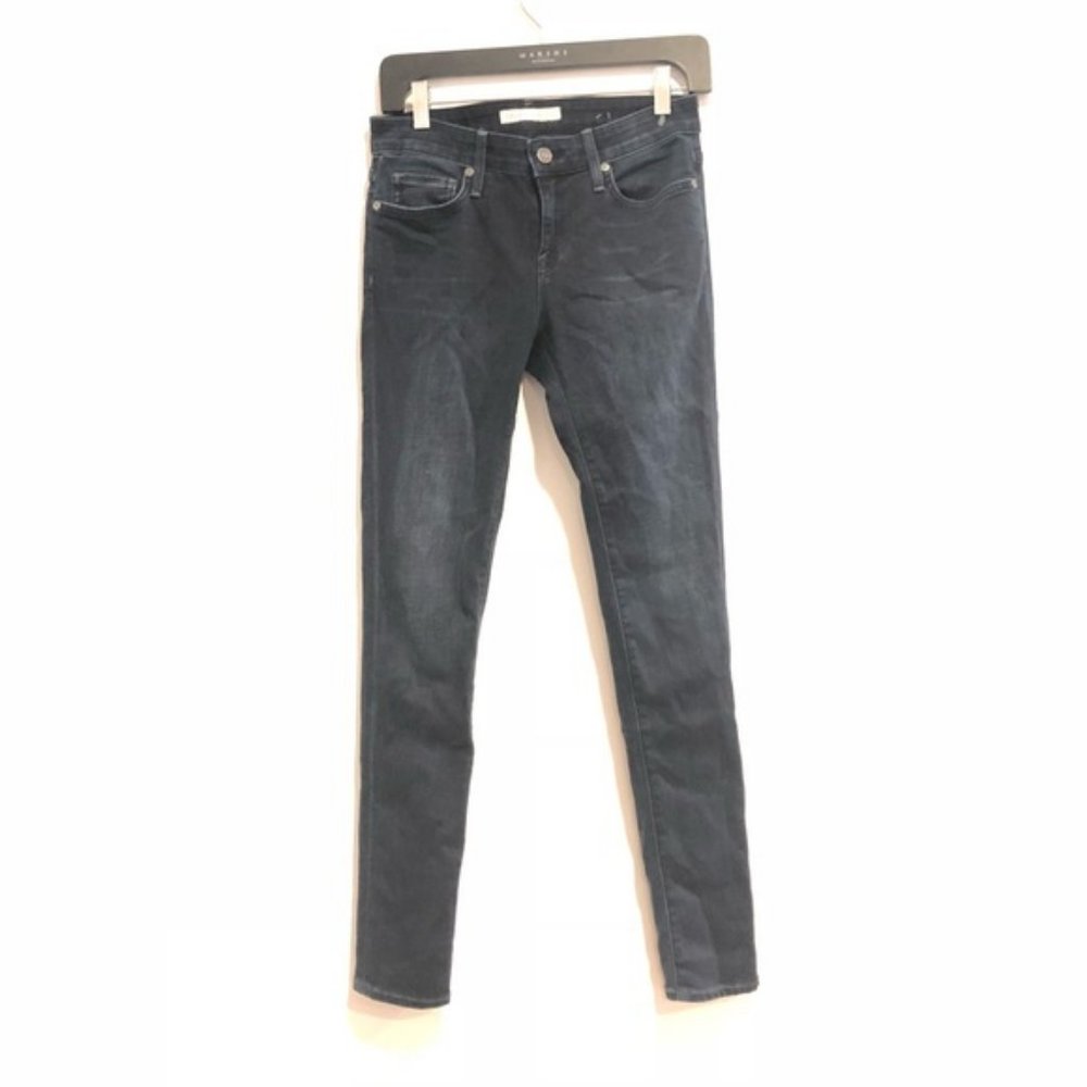 Joie Jeans Women's Mid Rise Skinny Jeans Blue Slate Size 26 #234